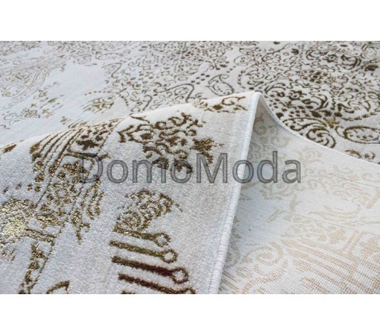 Синтетический ковёр Vintage Silky AC71B P. CREAM P. GOLD Купить в интернет магазине ДомоМода фото 3 Синтетический ковёр Vintage Silky AC71B P. CREAM P. GOLD - высокое качество по лучшей цене в Украине изображение 3.